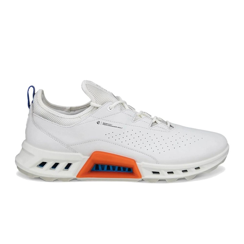 ECCO Men’s Biom C4 Golf Shoe – White/Mazarine Blue