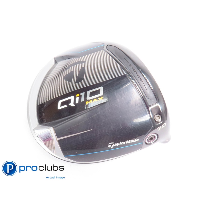 Excellent! TaylorMade Qi10 MAX 9* Driver – Head Only – R/H – 428376