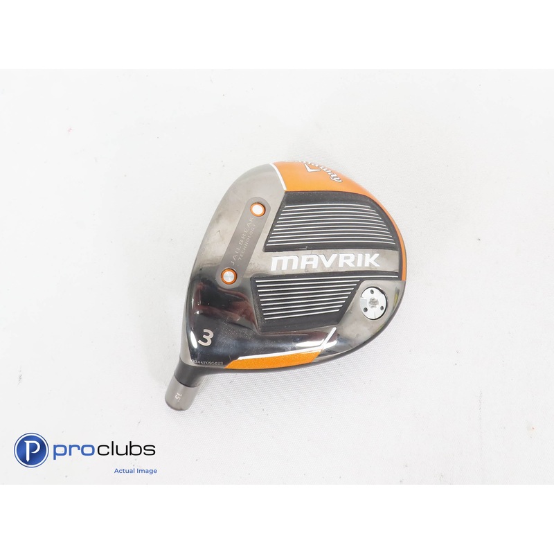 Left Handed Callaway Mavrik 15* 3 Wood – Head Only – L/H 277385