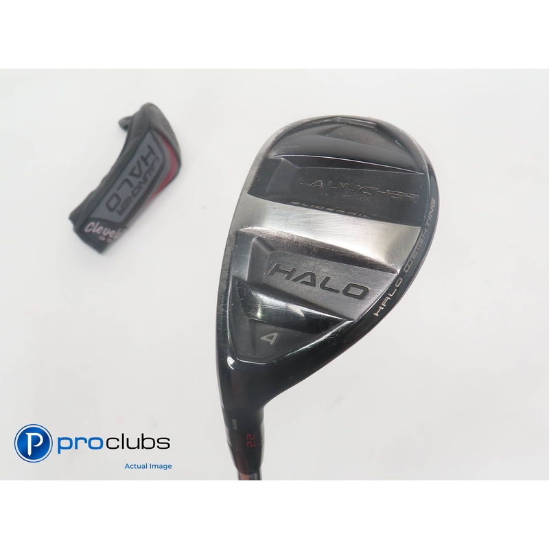 Left Handed Cleveland Launcher HALO 22* 4 HYBRID w/Cover 6R Regular Flex 387569