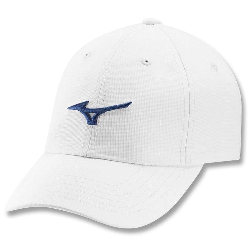 Mizuno Tour Adjustable Lightweight Golf Cap White/Cobalt – 22 Men