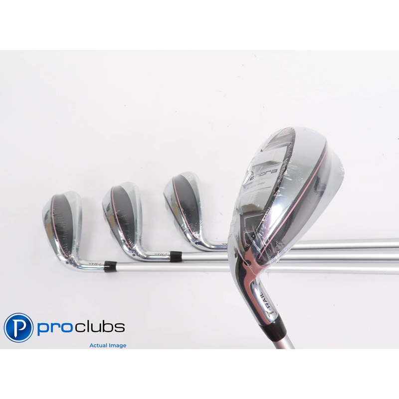 NEW Ladies Left Handed Cobra ’23 T-RAIL 7-PW Hybrid IRON SET Ladies Flex 443566
