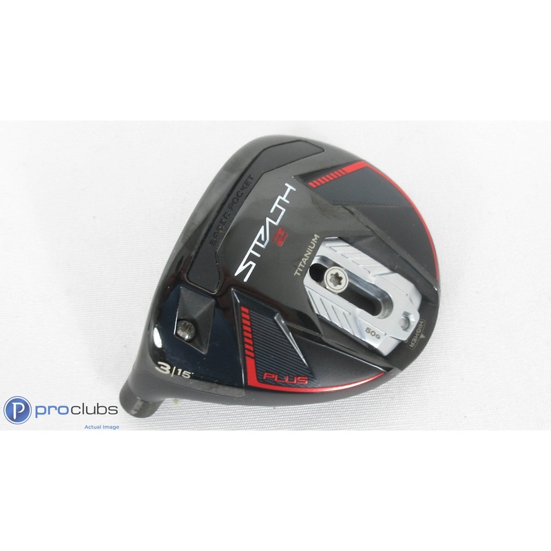 Nice! Left Handed TaylorMade Stealth-2 Plus 15* – 3 Wood – Head Only – 381752