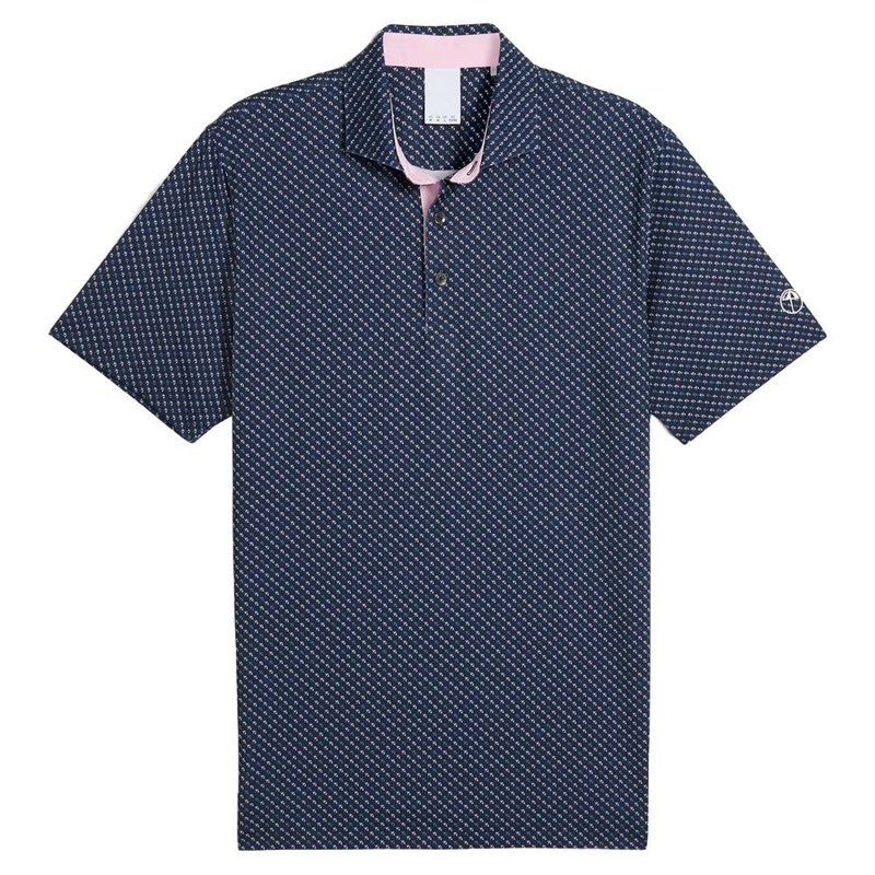 PUMA AP Micro Umbrellas Golf Polo Deep Navy – SS25 Men