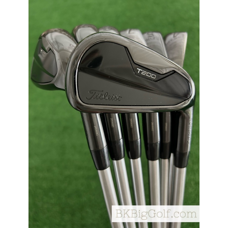 Titleist T200 21 Black Limited Edition Forged Iron Set 4-P / Fubuki IR 50 A Flex Senior Graphite