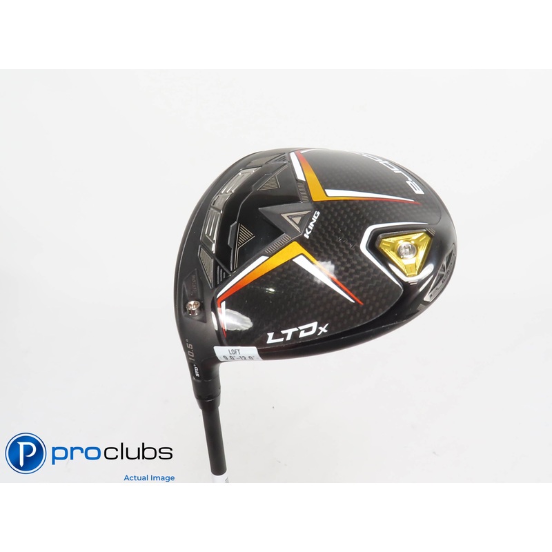Left Handed COBRA LTDx 10.5* DRIVER Blk/Gld – Cypher Fifty Stiff Flex – 410608