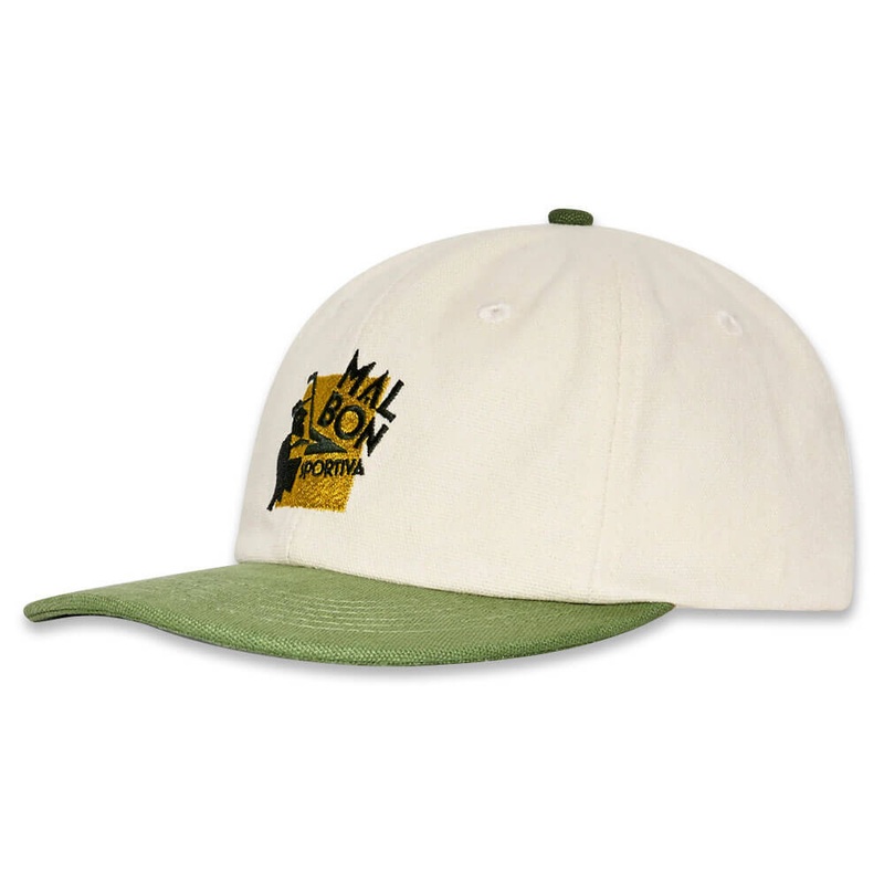 Malbon Sportiva Painter Golf Cap Cream/Cypress Green – SS25 Men
