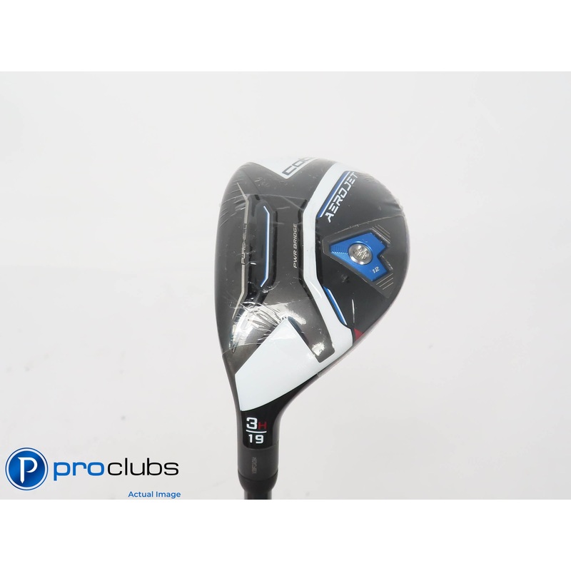 New Left Handed Cobra AeroJet 19* 3 Hybrid -Even Flow Riptide 80g Regular 445899