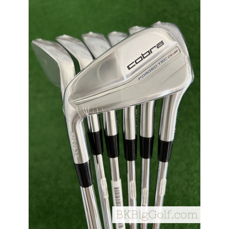 NEW LH Cobra King Forged Tec 23 One Length Iron Set 5-G / KBS $-Taper Lite Stiff