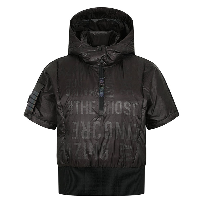 AMAZINGCRE WOMEN HYBRID SHORT SLEEVE DOWN JACKET