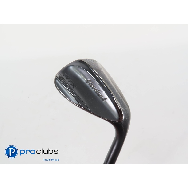 Cleveland RTX ZipCore Black 56*(6*) Wedge Low-Grind – Spinner Wedge Flex #406367