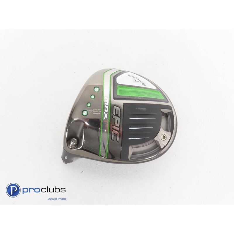 Left Handed Callaway 21′ Epic MAX 9* Driver – Head Only – 329199