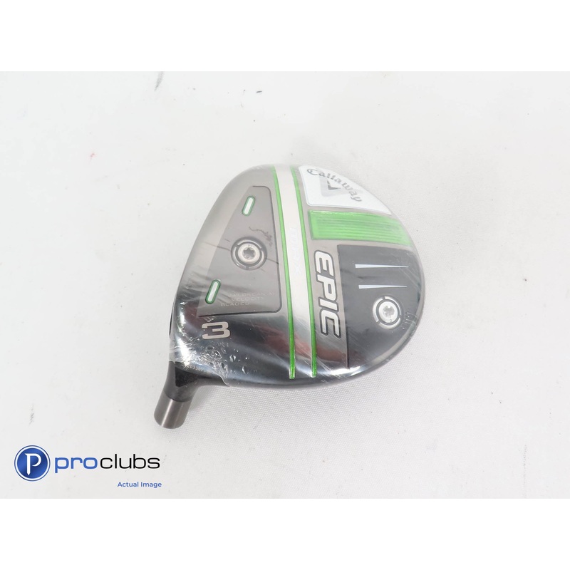 New! Left Handed Callaway Epic Speed MAX 15* – 3 Wood – Head Only – L/H 277933