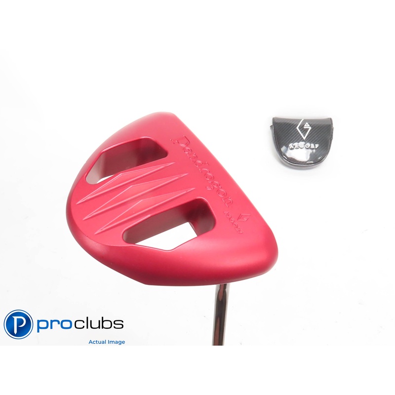 ARGOLF Pendragon 33.25″ Red Putter w/Cover – 423917