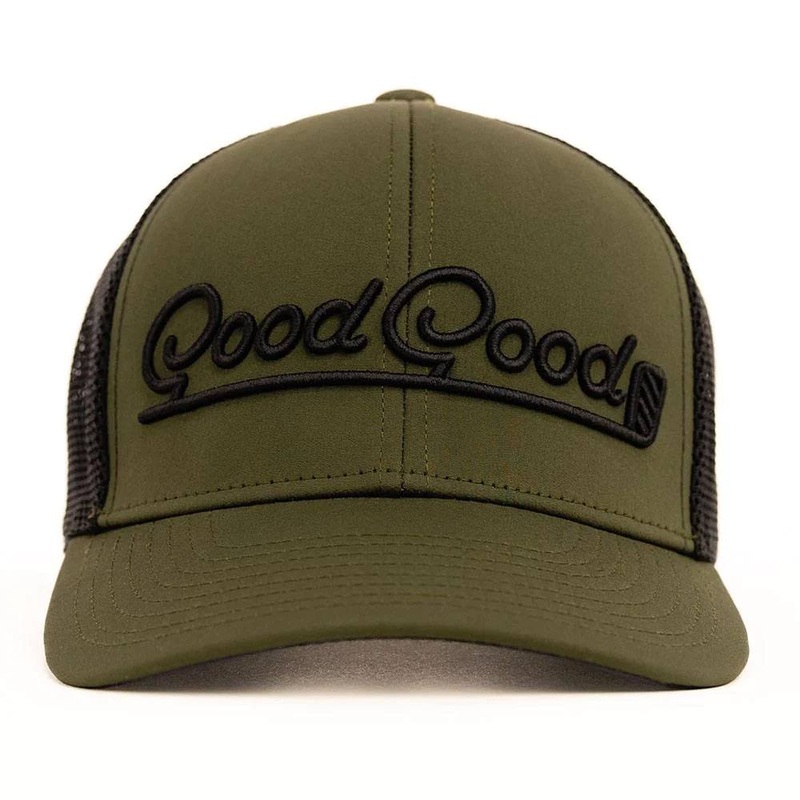 GoodGood Golf Stance Trucker Golf Cap Khaki/Black – 24 Men