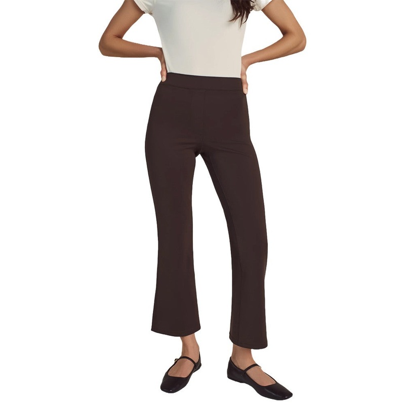 Malbon Aria Flare Pull On Golf Pants Espresso – SS25 Women