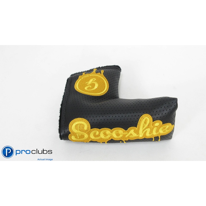 NEW BETTINARDI GEORGE GANKAS TOUR SCOOSHIE BLACK BLADE PUTTER HEADCOVER #344334