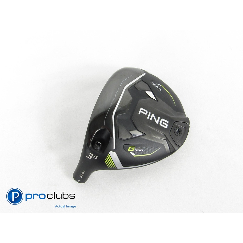 Nice! Left-Handed Ping G430 MAX 15* 3 Wood – Head Only – 431380