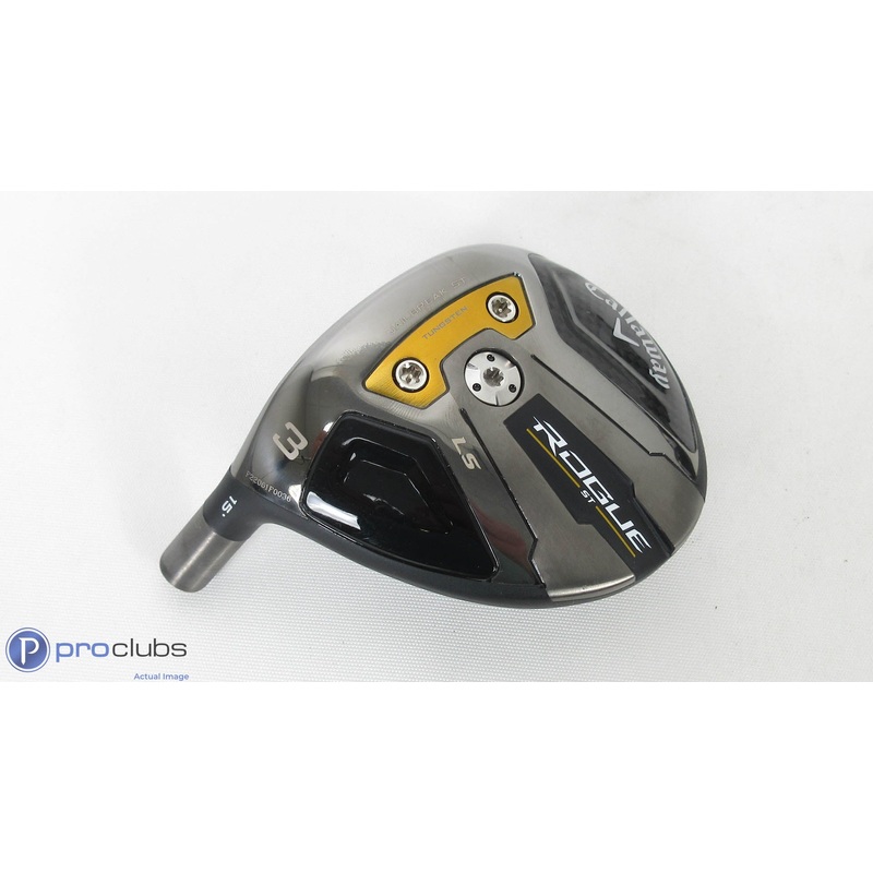 Excellent! Left Handed Callaway Rogue ST LS 15* 3 Wood – Head Only – 342934