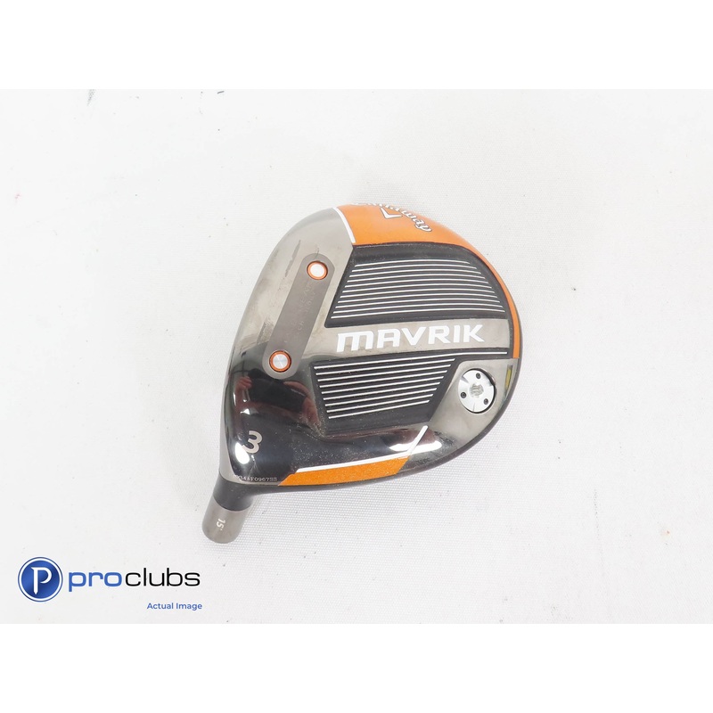 Left Handed Callaway Mavrik 15* 3 Wood – Head Only – L/H 275444