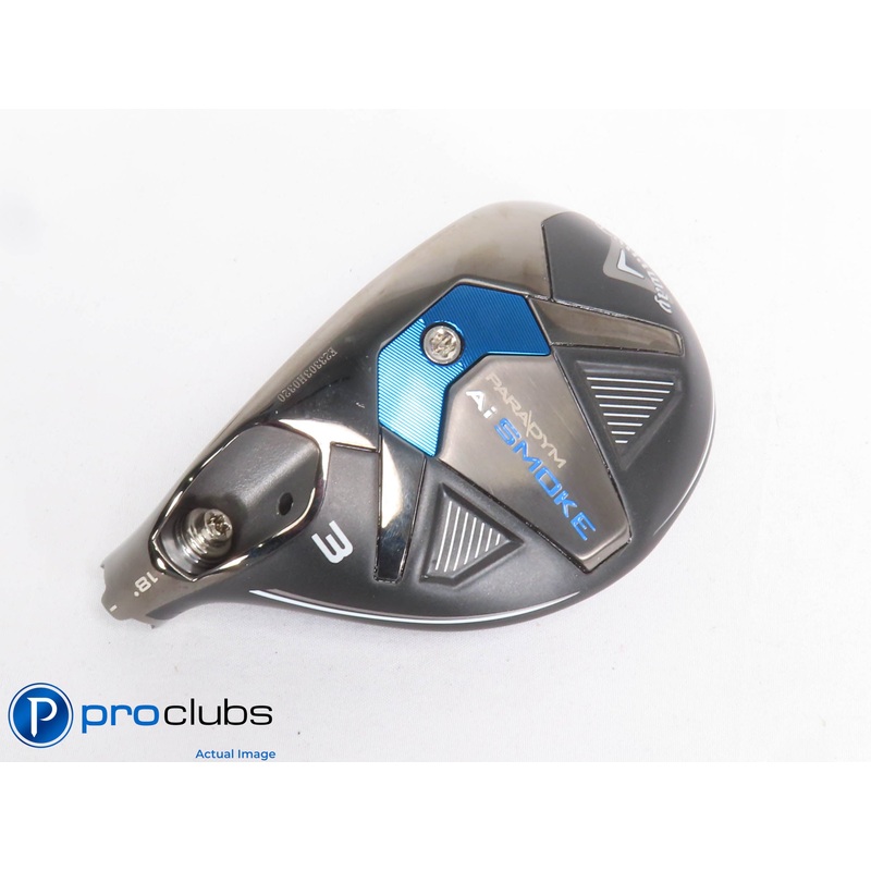 Left Handed Callaway PARADYM Ai Smoke 18* 3 Hybrid – Head Only – L/H – 429121