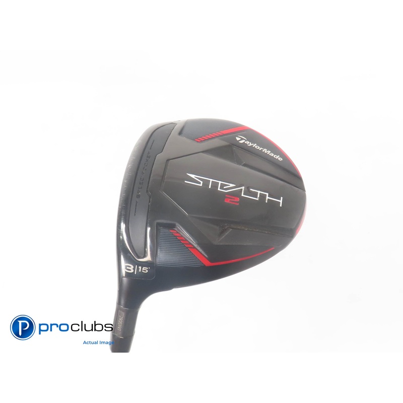 Left Handed TaylorMade Stealth 2 15* 3 Wood – Mitsubishi C6 40g Senior – 384294