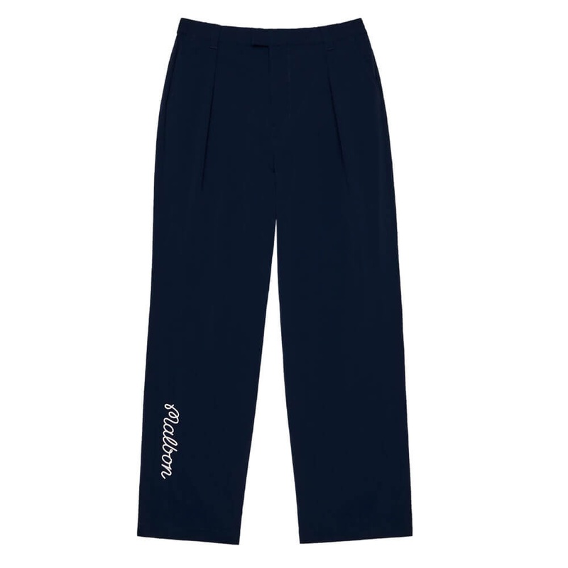 Malbon Magnolia Pleated Golf Pants Navy – SS25 Men