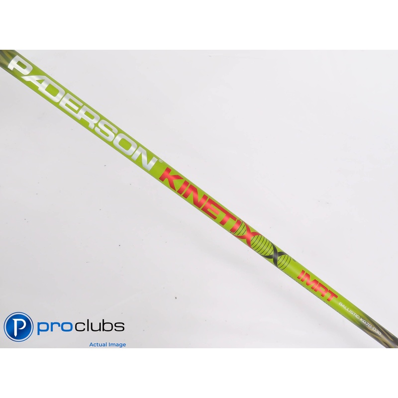 PADERSON KINETIXX BALLISTIC KG70-D30 Stiff Flex DRIVER SHAFT w/ PING #441185