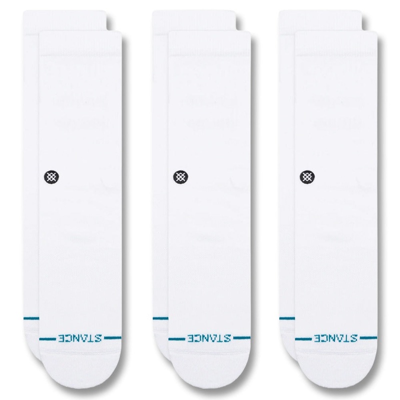 Stance Icon Crew 3 Pack Golf Socks – 24 Men