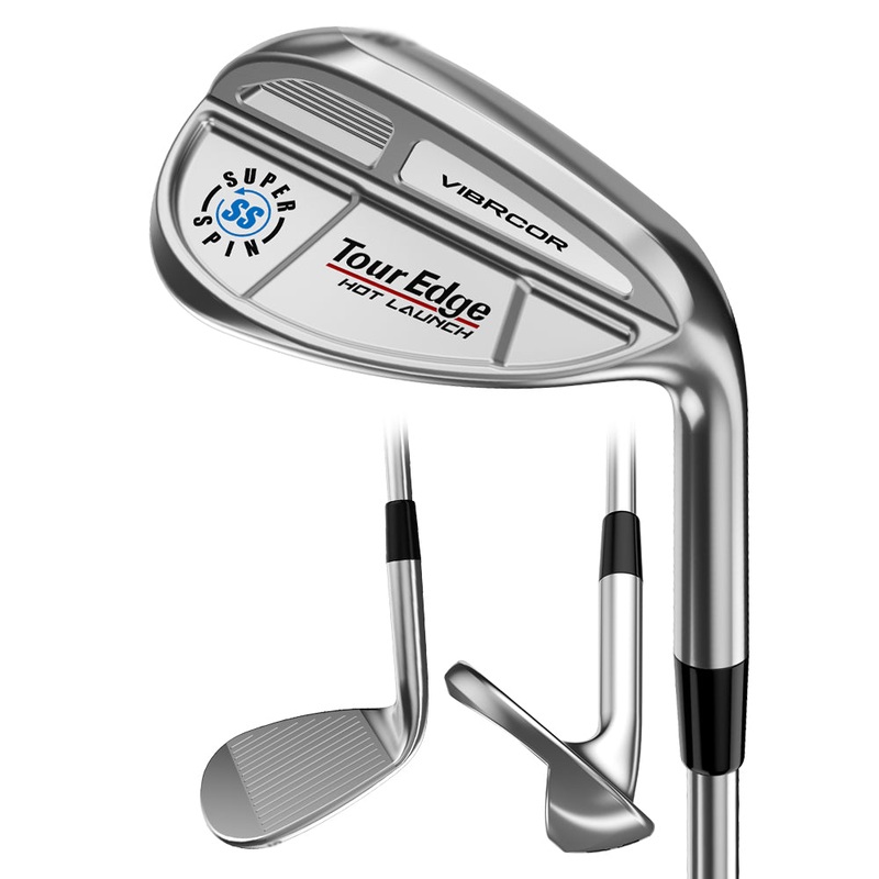 Tour Edge Hot Launch SuperSpin VibRCor Wedge – 21 Men