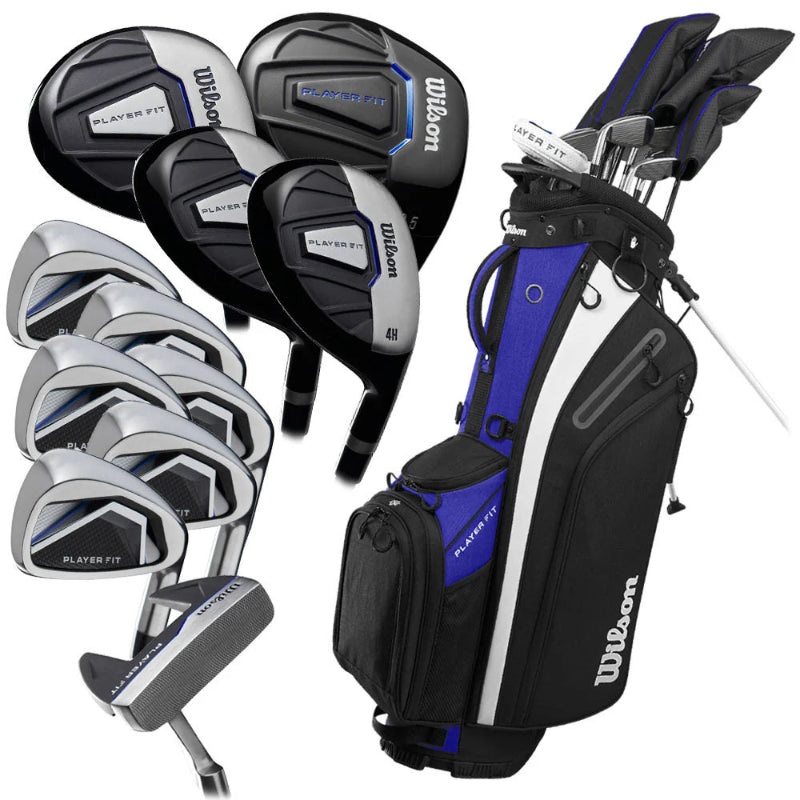 Wilson Player Fit 12-Piece Stand Bag Package Set – Steel