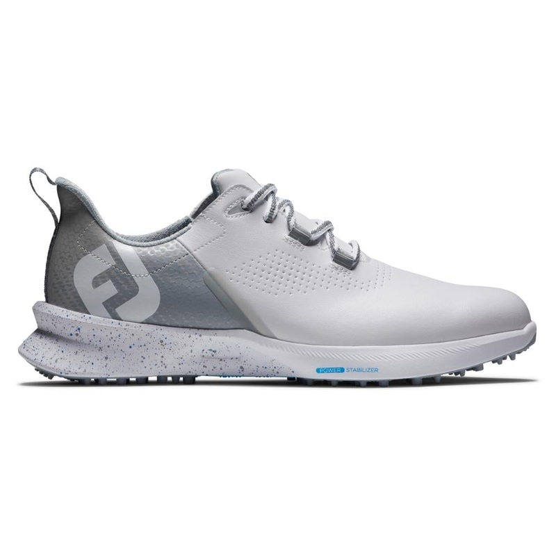 FootJoy Men’s Fuel Golf Shoe – White/Gray Previous Season Style 55427