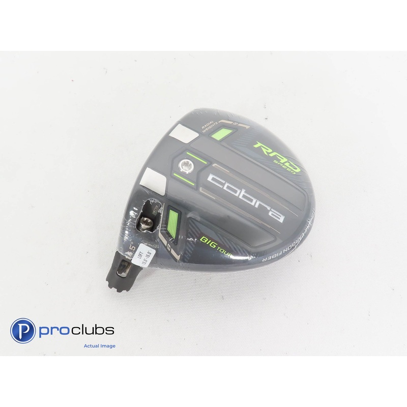 New! Left Handed Cobra Radspeed Big Tour 14.5 Degree 3 Wood Head Only #329660