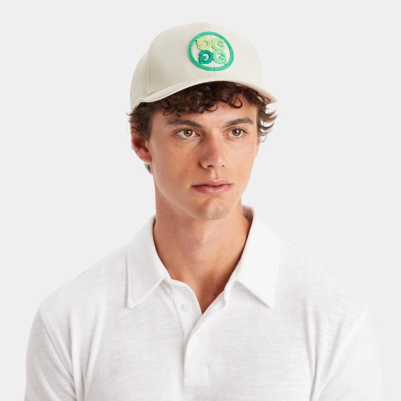 G/FORE MEN CIRCLE G’S STRETCH TWILL HAT -STONE