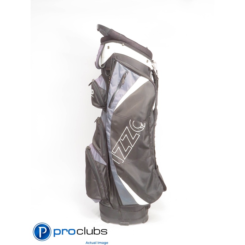 IZZO GPS 6-Way Cart Golf Bag – Black / Grey 434758