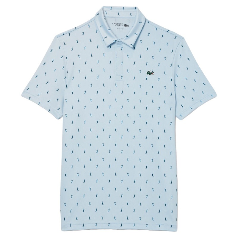 Lacoste Regular Fit UV Protect Golf Polo Light Blue – SS25 Men