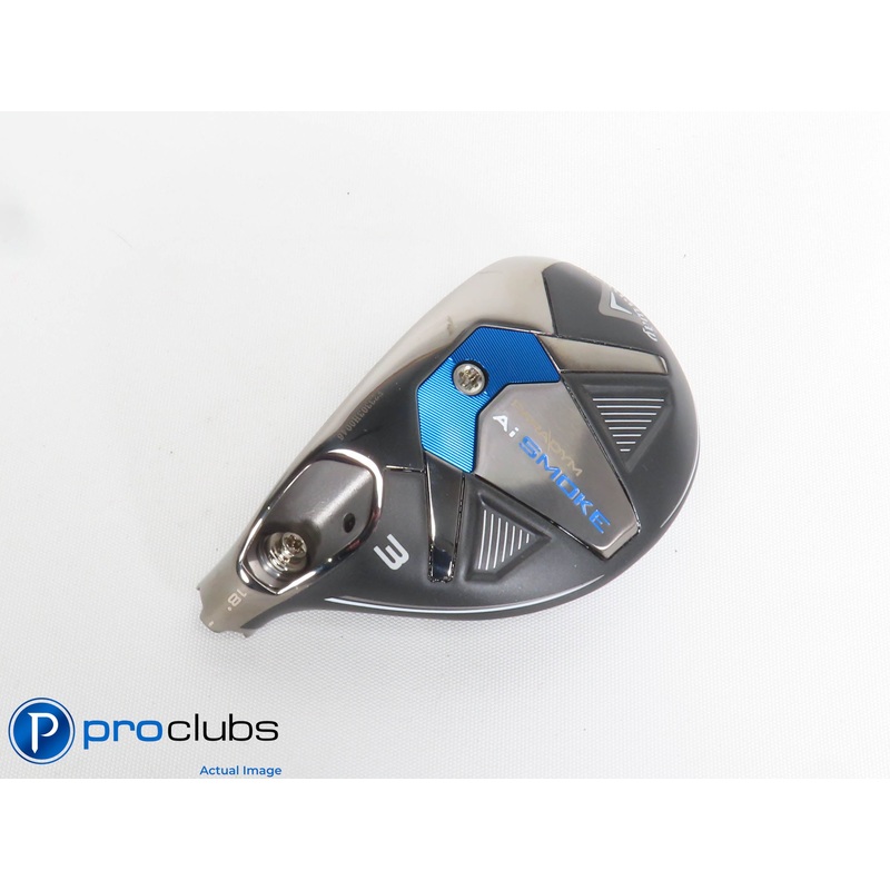 Left Handed Callaway PARADYM Ai Smoke 18* 3 Hybrid – Head Only – L/H – 427160