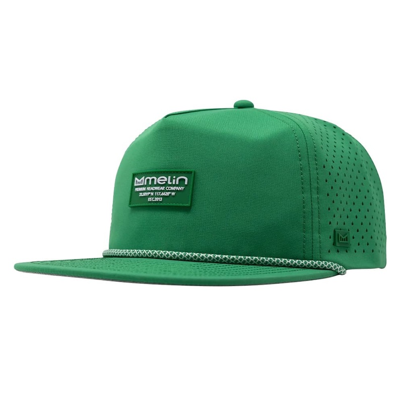 Melin Hydro Coronado Brick Golf Cap Kelly Green – SP24 Men