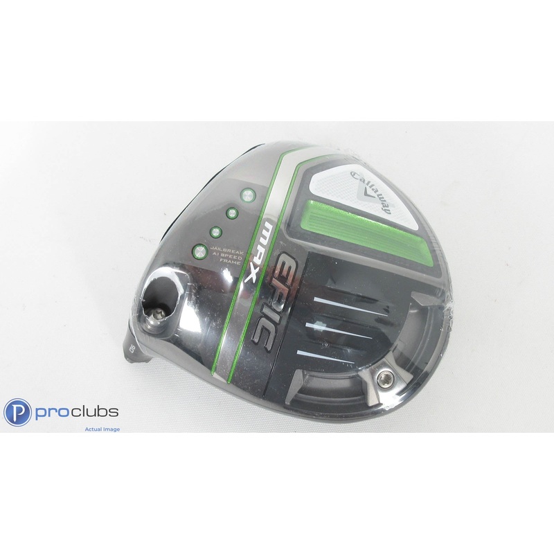 New! Left Handed Callaway 21′ Epic MAX 9* Driver – Head Only – 301309