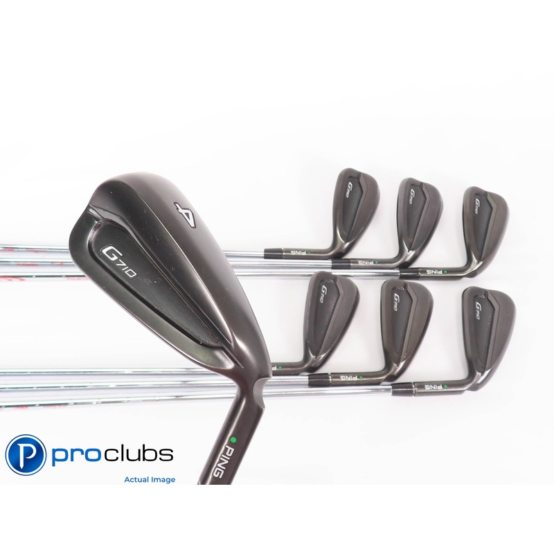 Nice Ping G710 Stealth 4-PW IRON SET Green Dot Modus 105 Stiff Flex Steel 447268