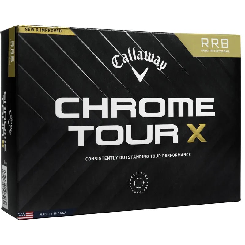 Callaway Golf Chrome Tour X Radar RB Golf Balls – White