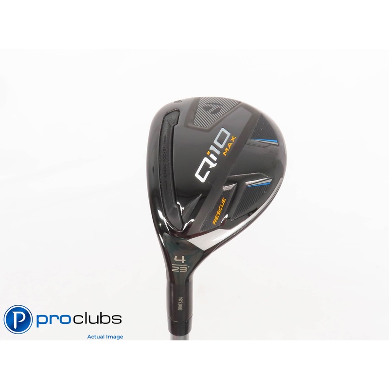 Left Handed TaylorMade Qi10 MAX 23* 4 HYBRID – Speeder NX 50 Regular Flex 437021