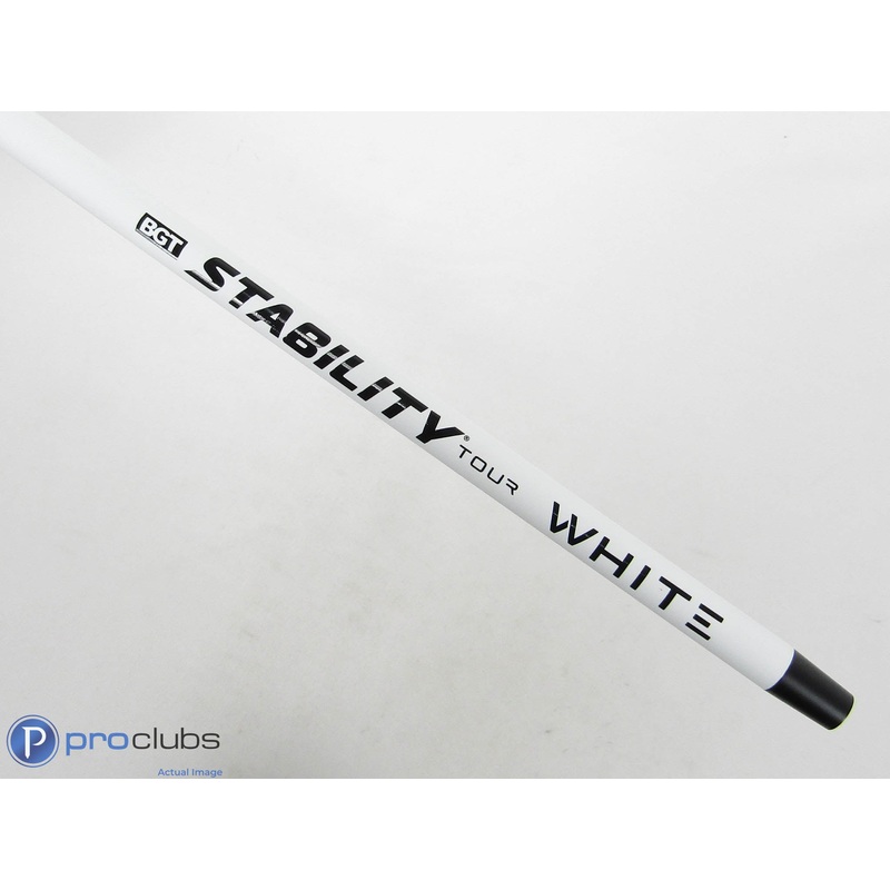 Mint! BGT Stability Tour White Graphite Putter Shaft .370″ Tip 446155