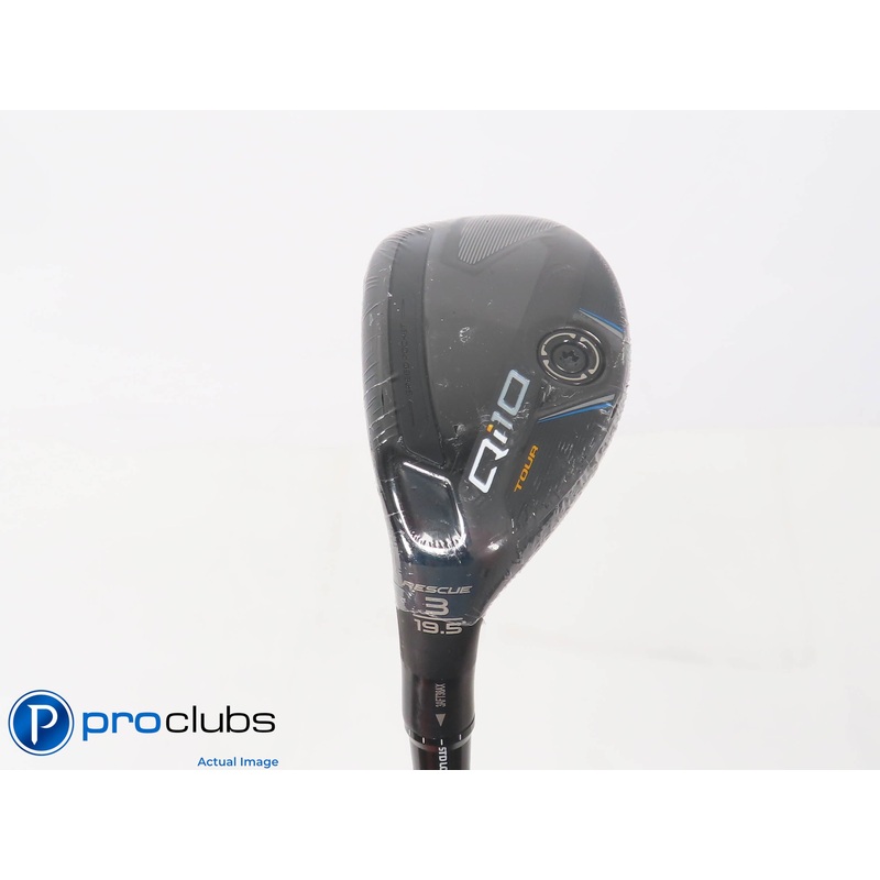 New! Left Handed TaylorMade Qi10 Tour Rescue 19.5* 3 Hybrid – Regular – 446277