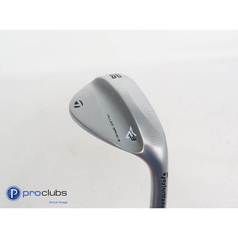 Nice TaylorMade Milled Grind 3 Chrome LB 58*(8*) Wedge – S200 Stiff Flex 366636