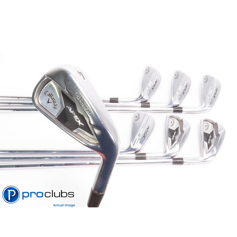 Callaway ’19 APEX/APEX Pro 4-PW Combo IRON SET – DG TI X100 X-Flex Steel 426875