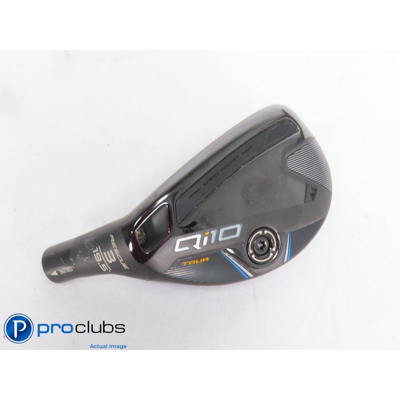 Excellent! Left Handed TaylorMade Qi10 Tour Rescue 19.5 3 Hybrid – Head – 431343
