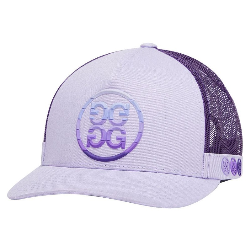 Gfore Gradient Circle G’s Cotton Twill Trucker Golf Cap Aura – 24 Women