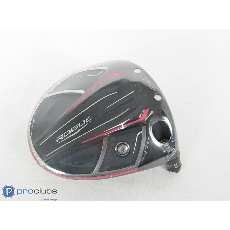 New! Callaway Custom Black/Pink Rogue Draw 13.5* Driver-Head Only-445157