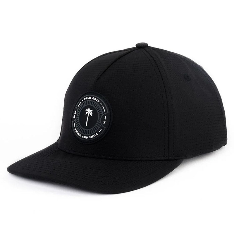 Palm Golf Icon Performance Snapback Golf Cap Black – SS24 Men